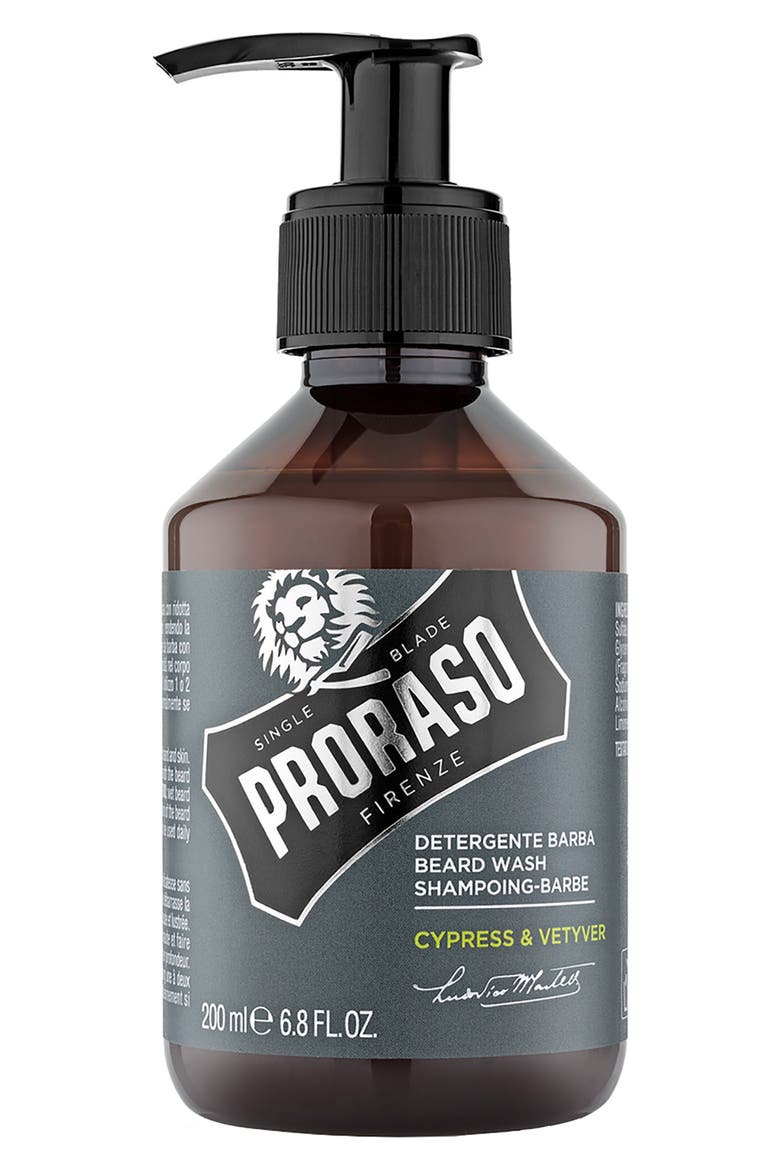 Men's Grooming Cypress & Vetyver Beard Wash, Main, color, NO COLOR