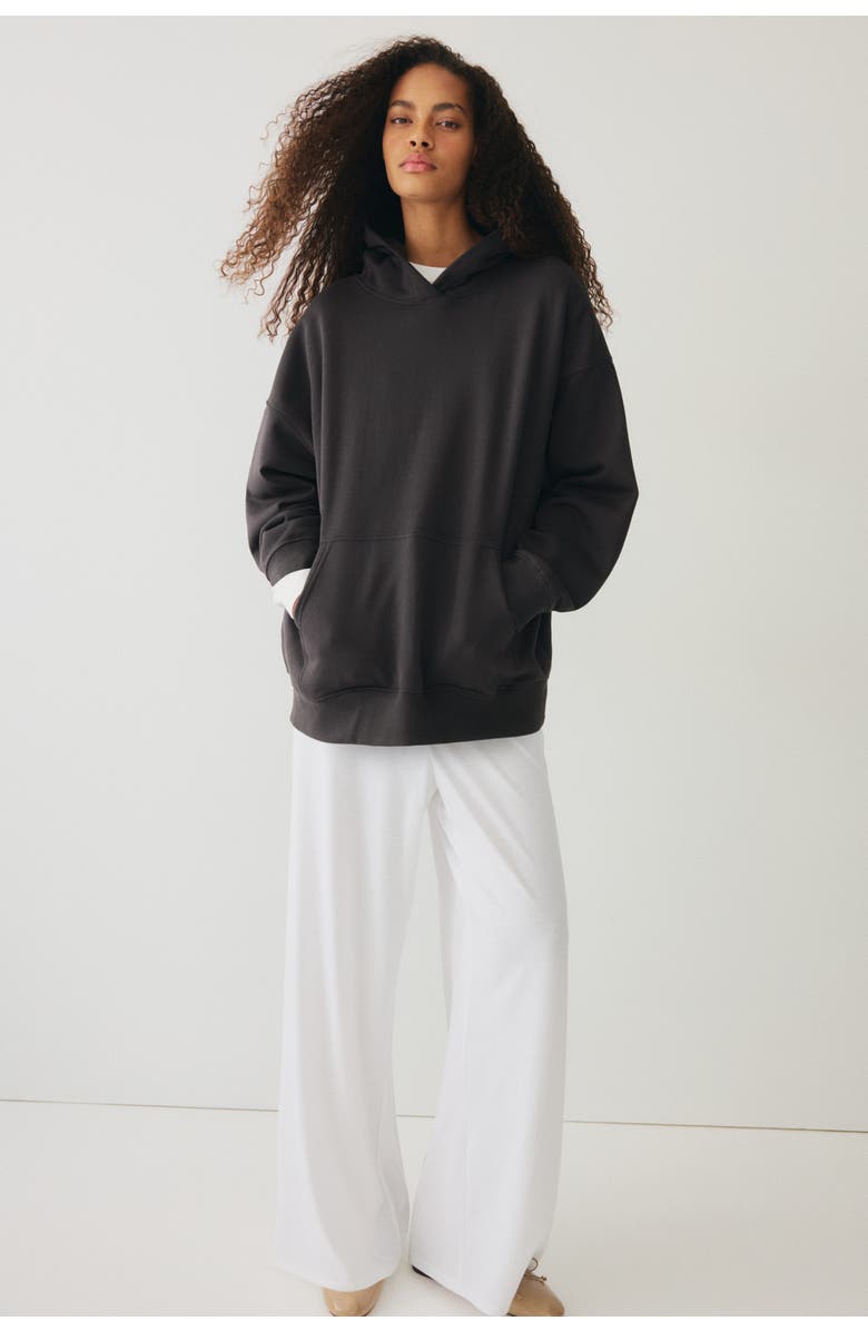 H&M Oversized Hoodie, Alternate, color, Black