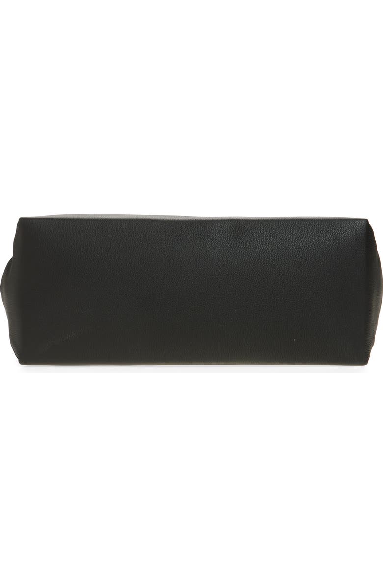 Thom Browne Medium Tool Leather Tote, Alternate, color, Black