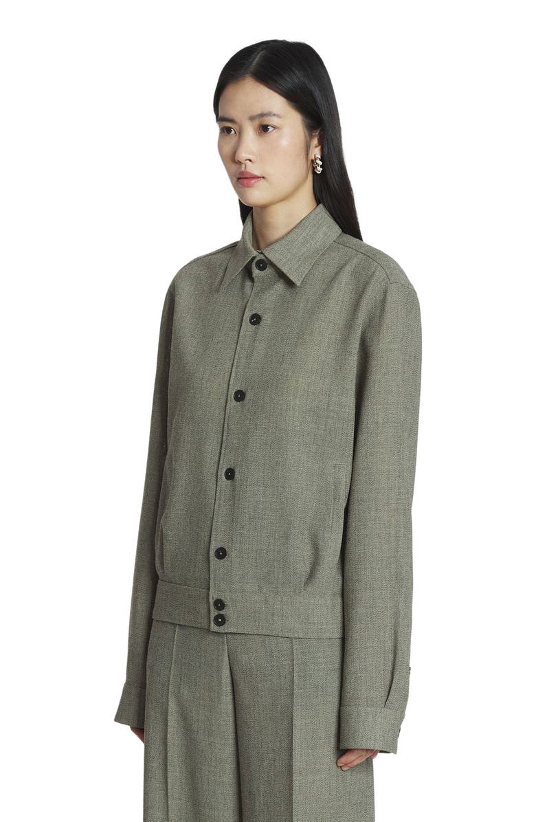 Lanvin UNISEX SHORT WOOL OVERSHIRT, Alternate, color, 