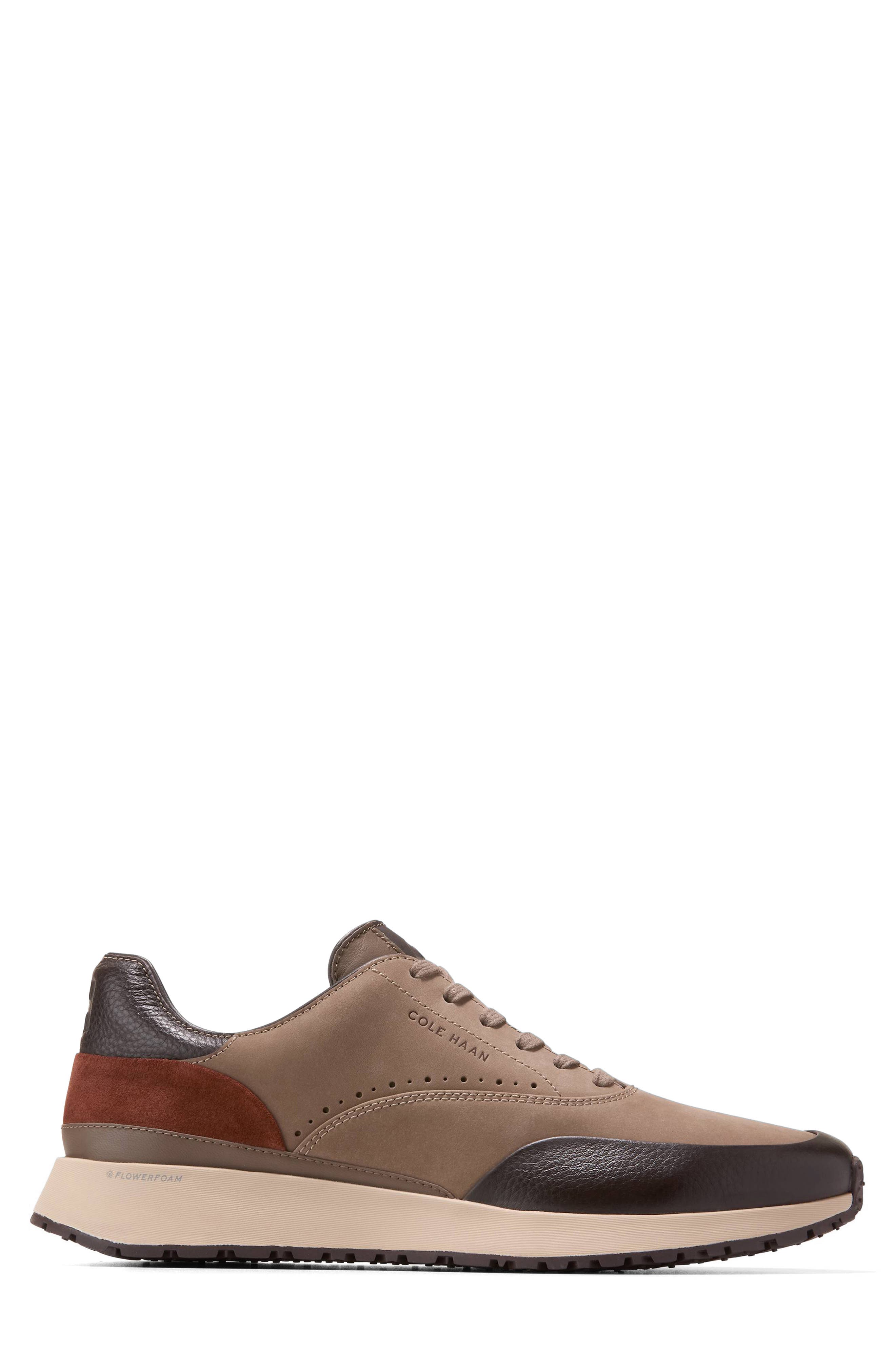 Cole Haan GrandPro Luxe Mile Sneaker, Alternate, color, Irish Coffee/ Dark Chocolate