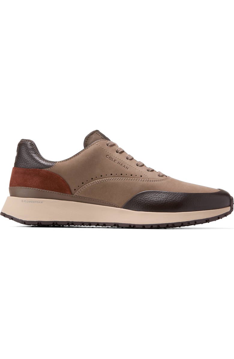 Cole Haan Lewis GrandPro Luxe Colorblock Sneaker, Alternate, color, Irish Coffee/ Dark Chocolate