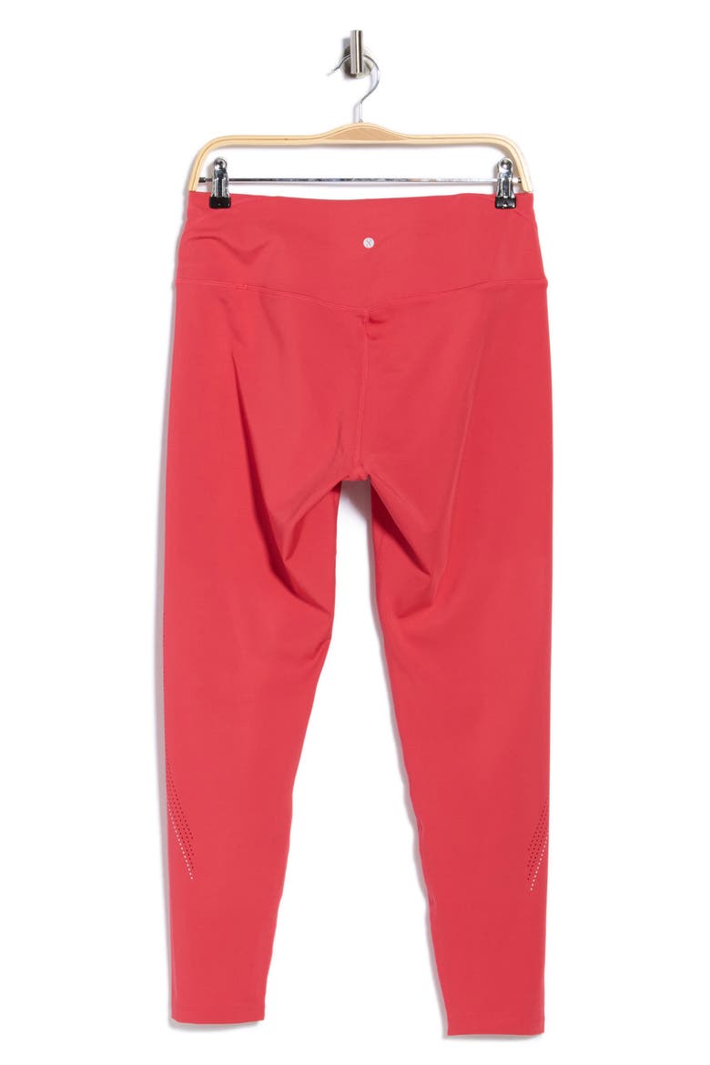 Grace Perforated 7/8 Leggings, Alternate, color, CARDINAL
