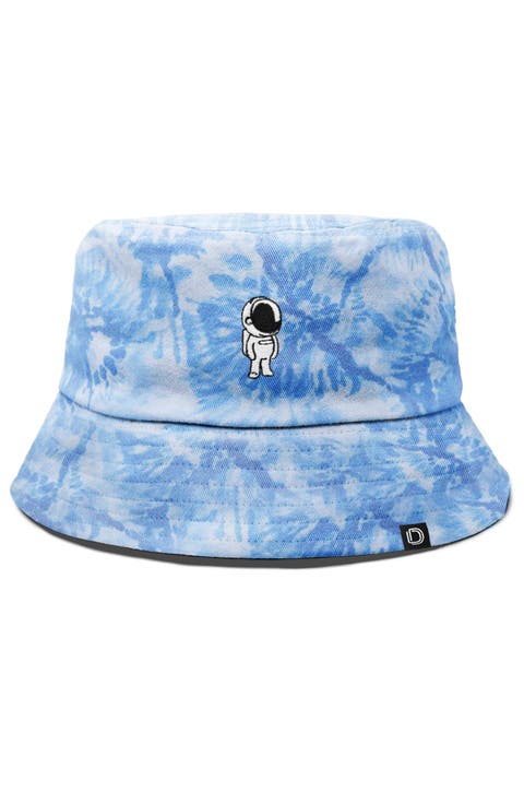 Mens Astronaut Cotton Bucket Hat