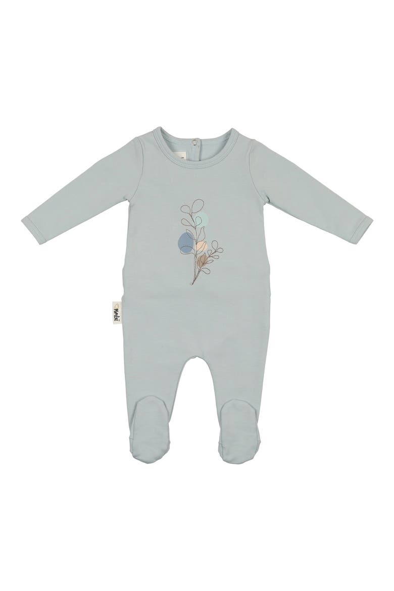 Stitched Art Footie, Main, color, TEAL