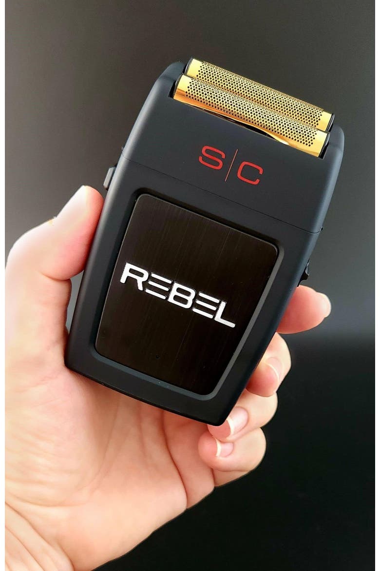 Rebel Gold Titanium Foil Shaver, Alternate, color, Black