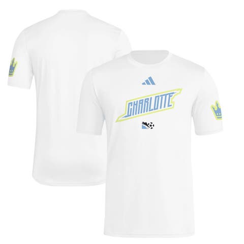 Men's adidas White Charlotte FC 2025 Archive Collection Jersey Hook T-Shirt