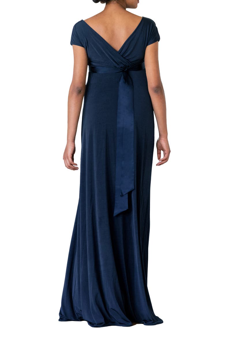 Francesca Maternity Maxi Dress, Alternate, color, NIGHTSHADOW BLUE