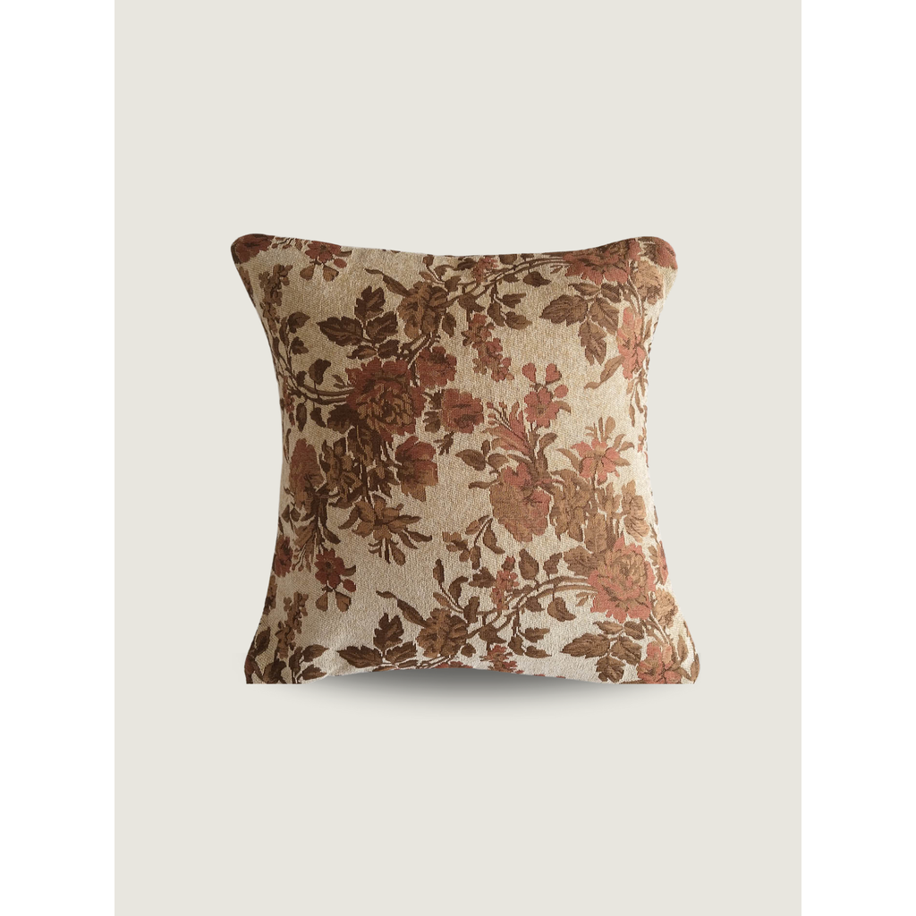 Twenty Third By Deanne Adeline Tapestry Pillow In Brown