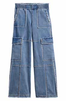 Tractr Kids' French Terry Cargo Pants