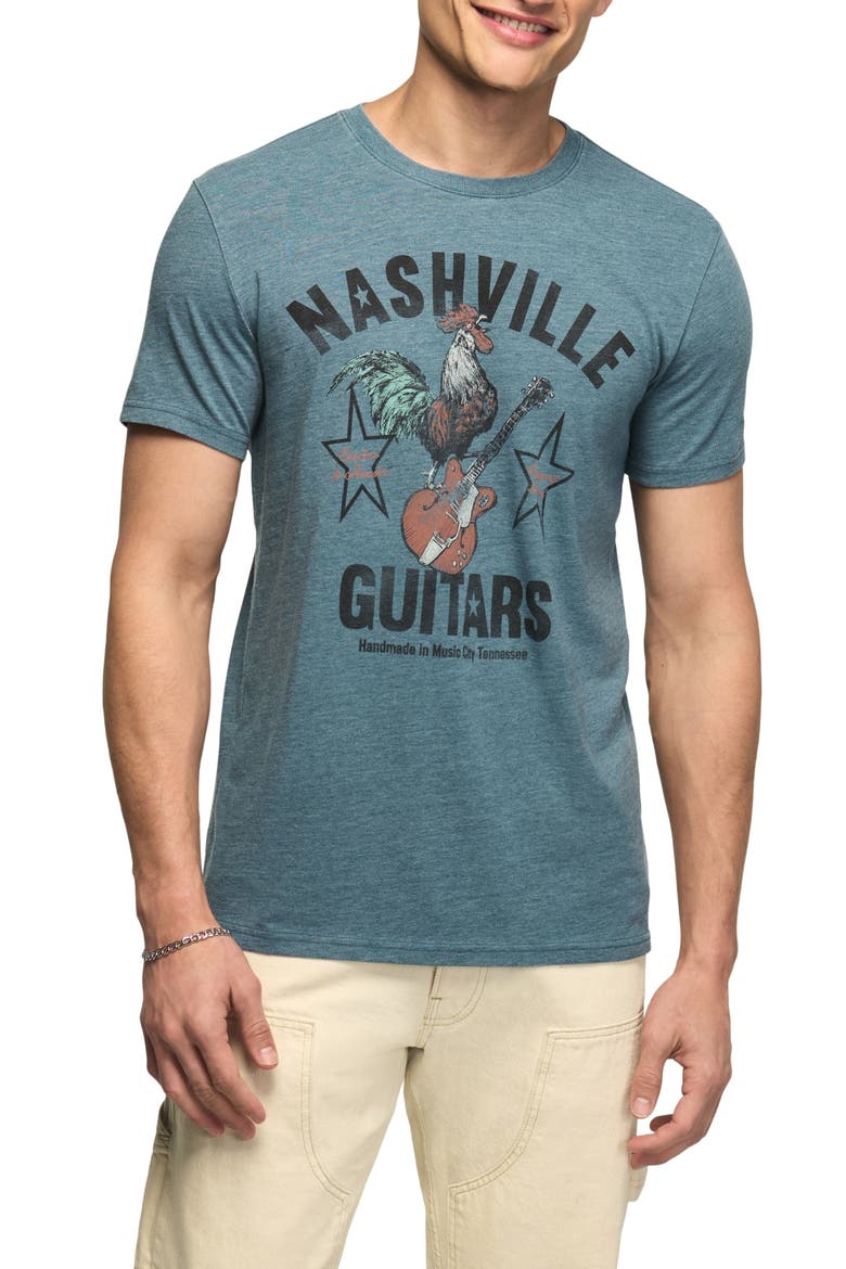 Nashville Guitars Graphic Tee, Main, color, STARGAZER