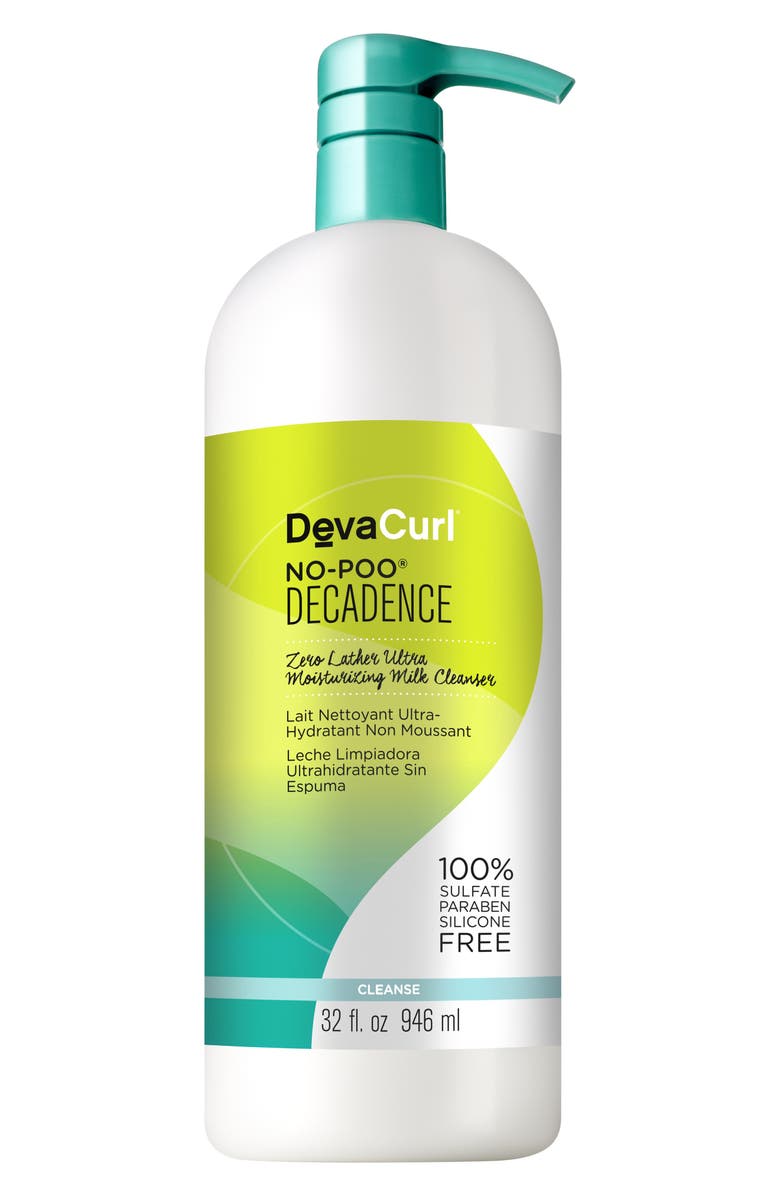 DevaCurl No-Poo<sup>®</sup> Decadence Zero Lather Ultra Moisturizing Milk Cleanser, Main, color,