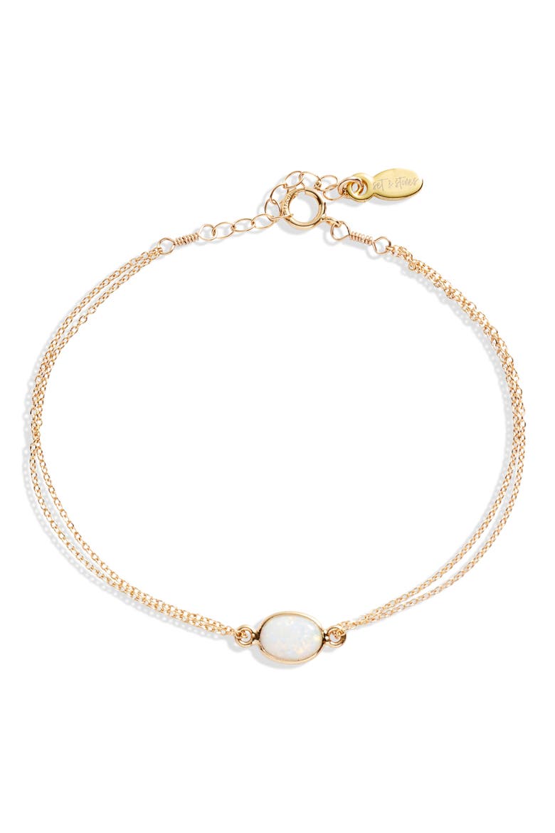 Maddox Station Bracelet, Main, color, GOLD