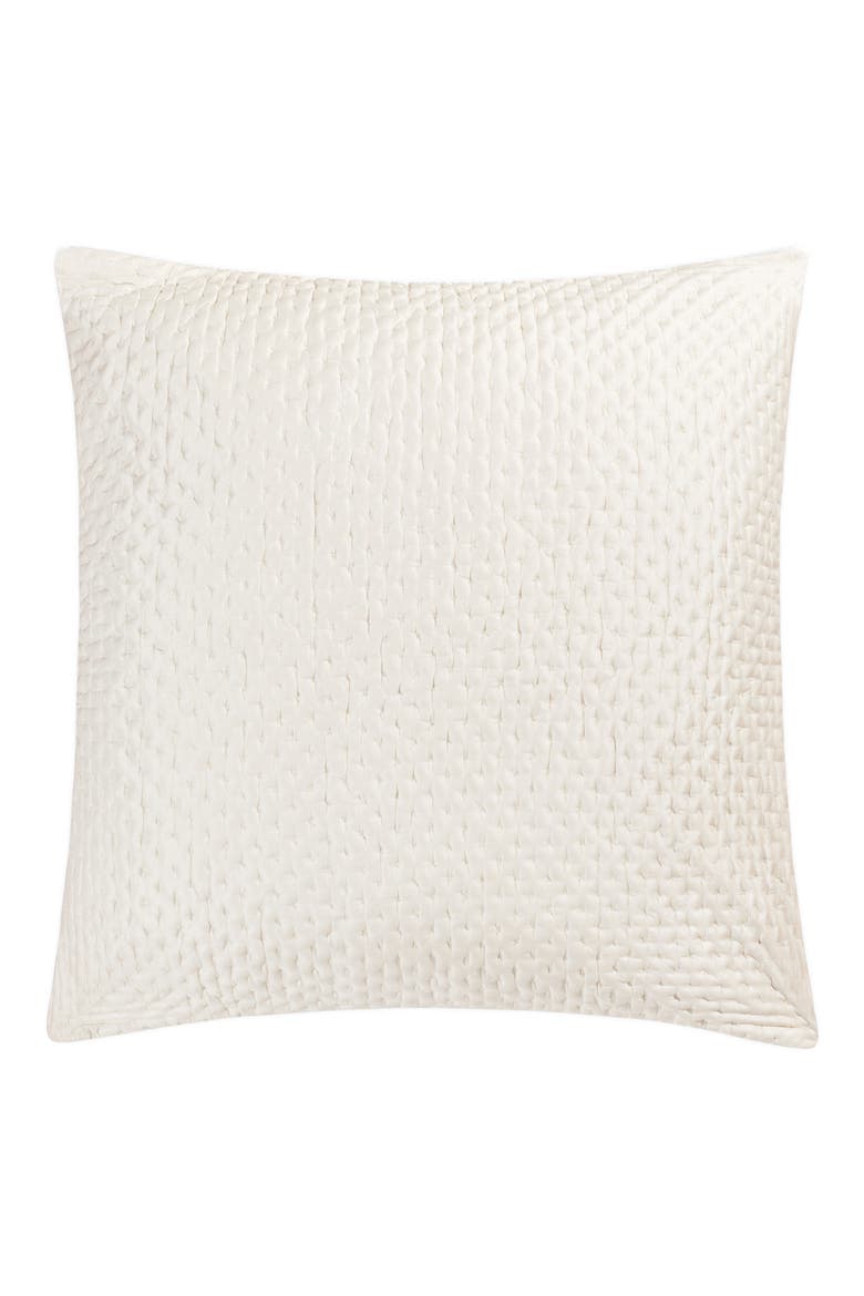 Margaret Quilted Euro Sham, Main, color, ABALONE