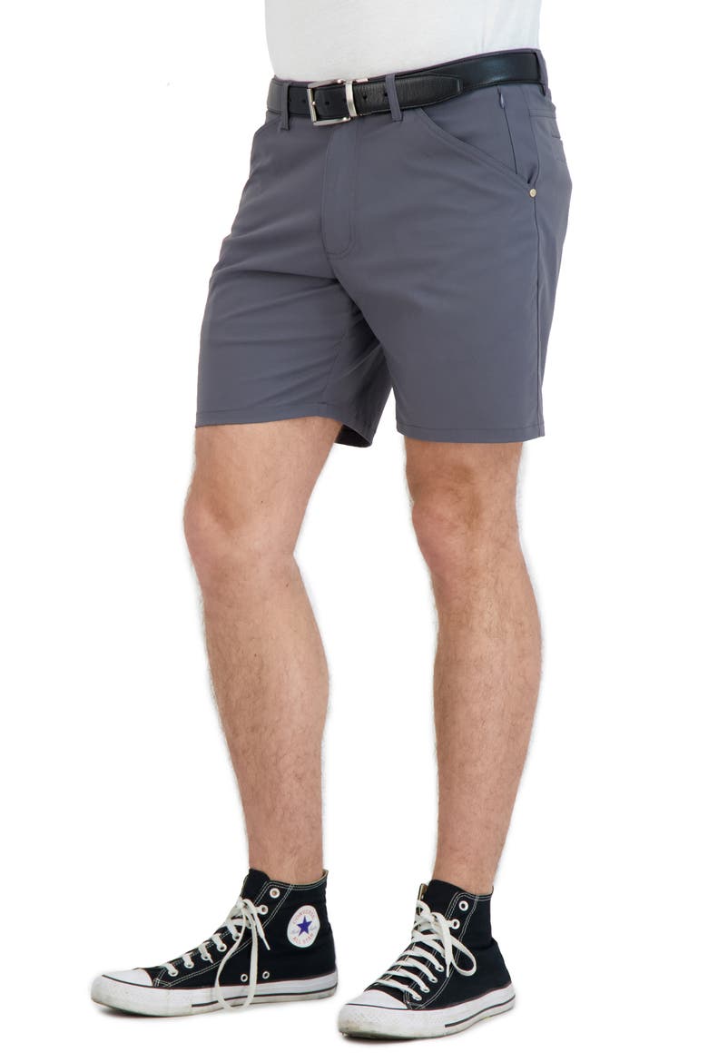 Everyday Stretch Chino Shorts, Alternate, color, GREY