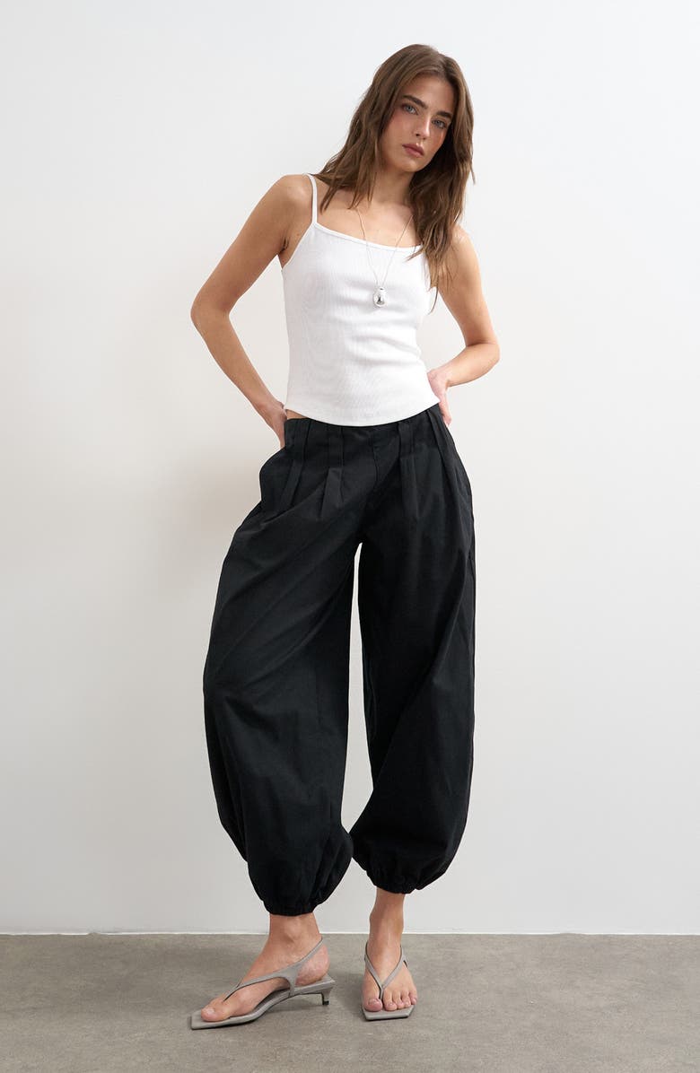 Topshop Rib Camisole, Alternate, color, White