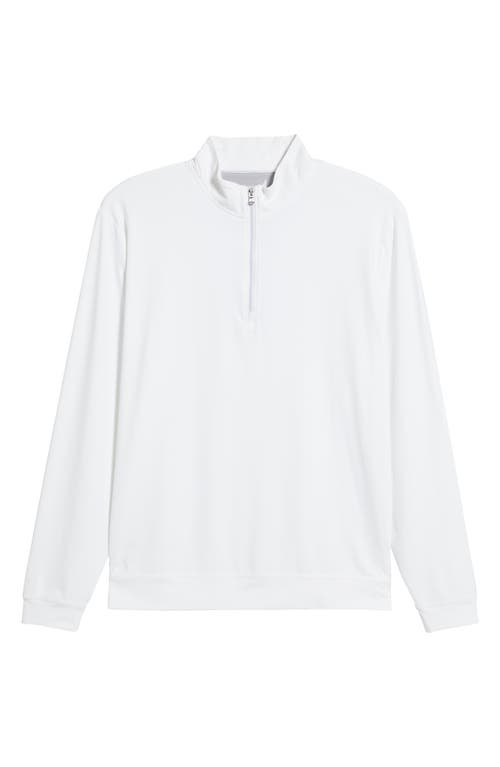 Johnnie-o Motion Performance Quarter Zip In White