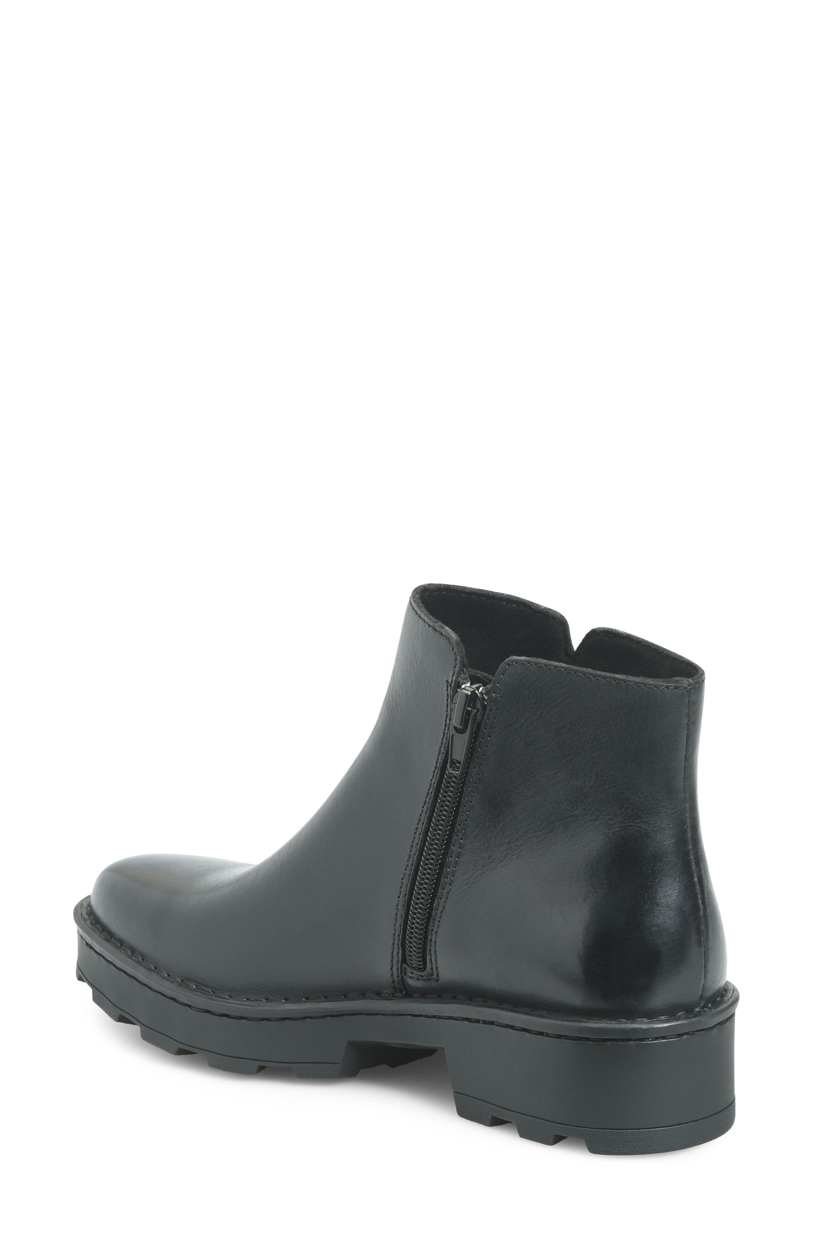 Camden Bootie, Alternate, color, BLACK LEATHER