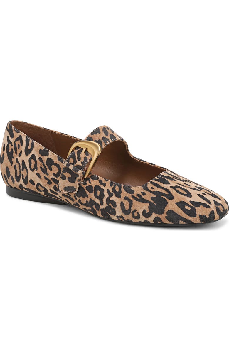 Naturalizer Cosmic Mary Jane Flat, Main, color, Dark Brown/ Black