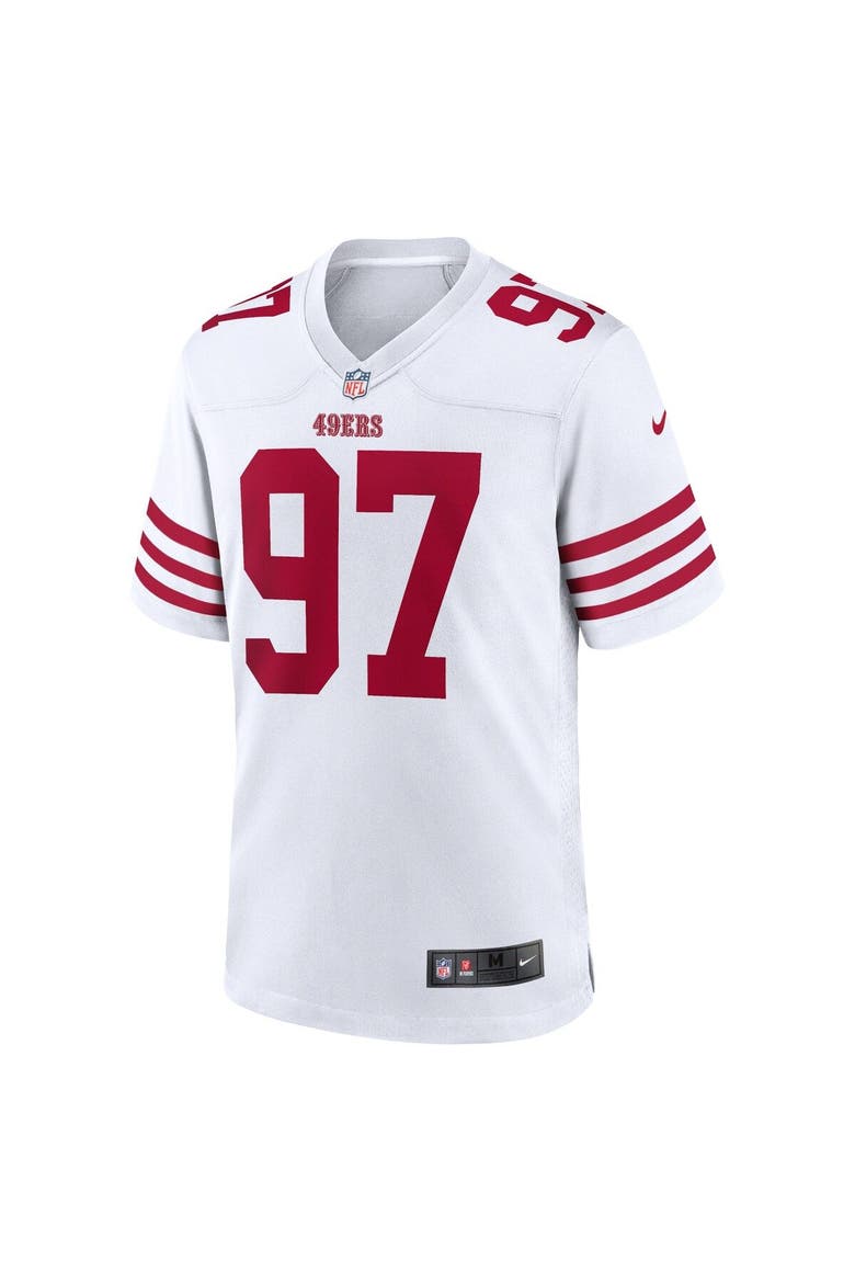 Men's Nike Nick Bosa White San Francisco 49ers Player Game Jersey, Alternate, color, White