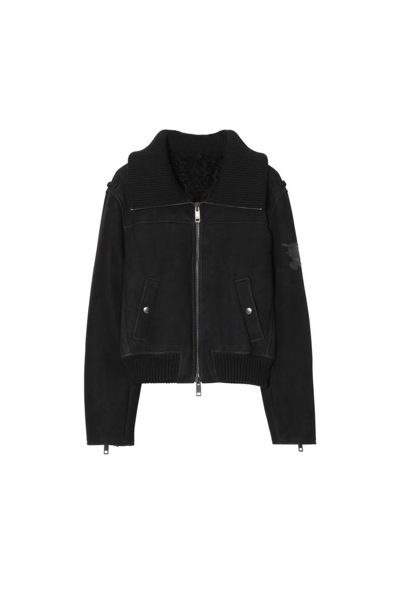 Suede Landport Jacket, Alternate, color, Black