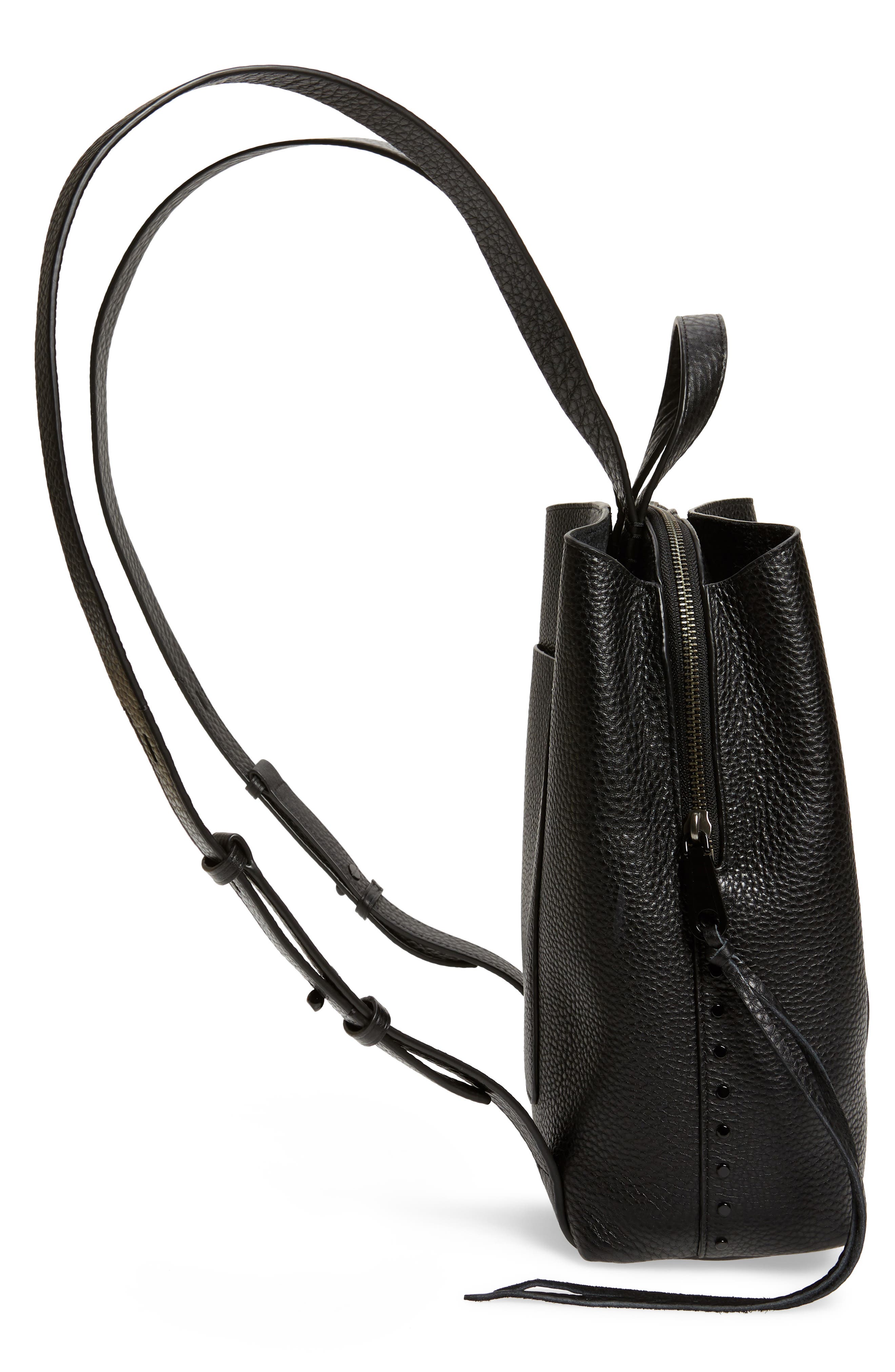 Rebecca Minkoff Medium Darren Leather Backpack, Alternate, color, 