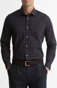 Barbour Ashfield Tailored Tattersall Stretch Button Up Shirt
