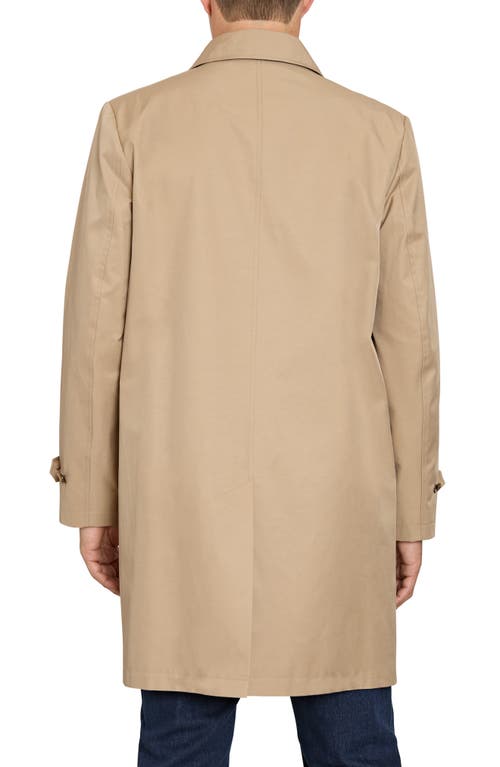 Sam Edelman One-button Water Resistant Duster Jacket In Sand