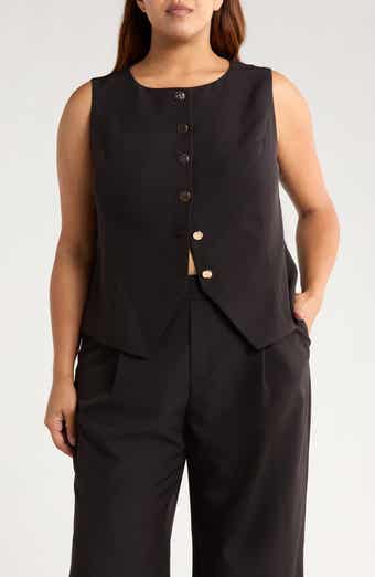 Gemma + Jane Hammered Button-Up Vest