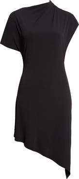 Sandy Liang Sonar Asymmetric Jersey Cutout Dress