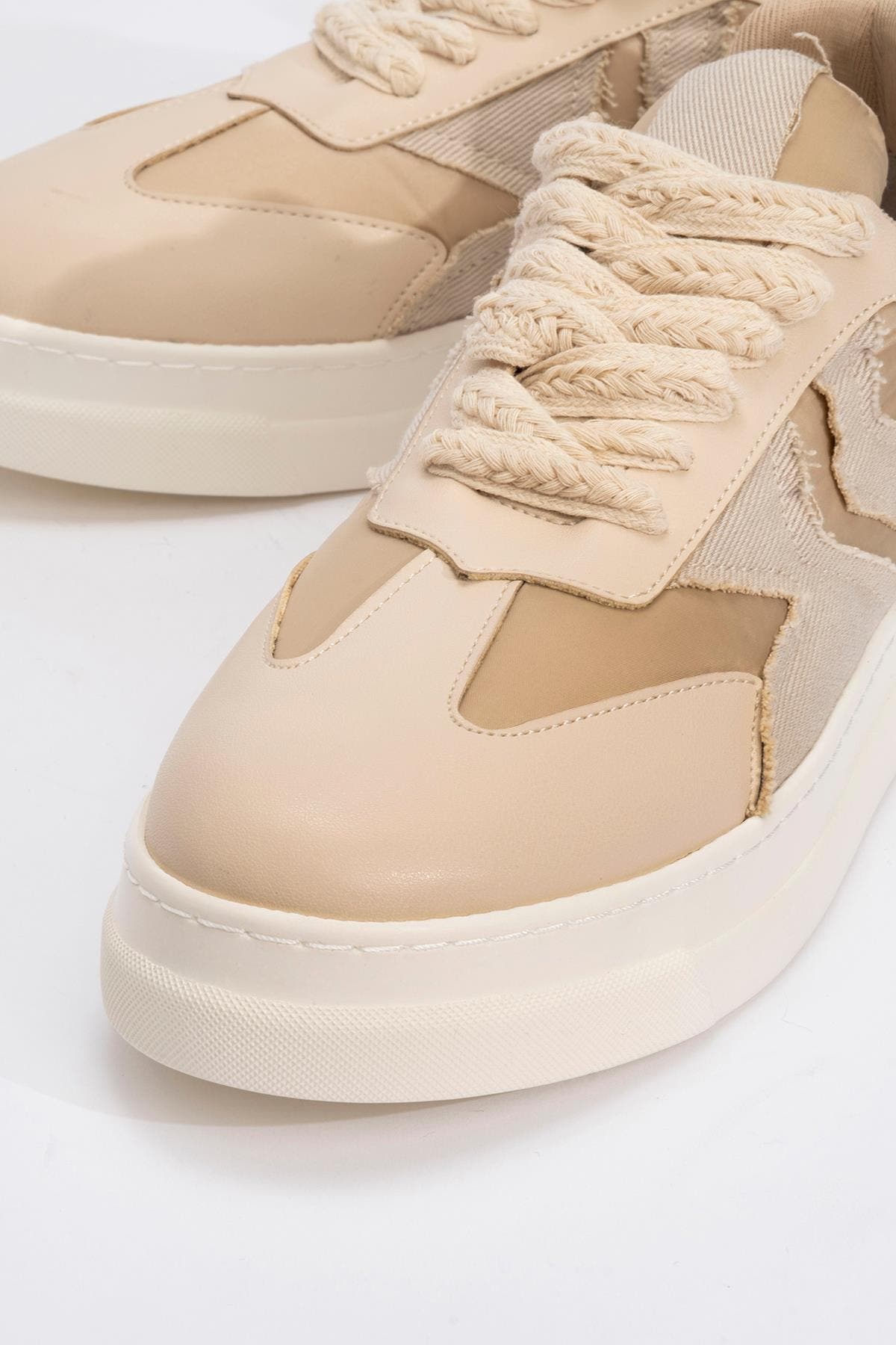 Prologue Shoes Sande Sport Sneakers, Alternate, color, Beige Faux Leather