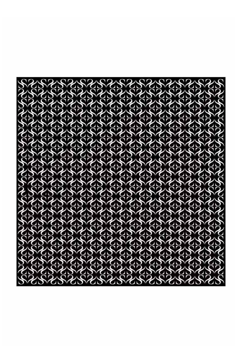 Pure Silk S Square Scarf, Main, color, Black
