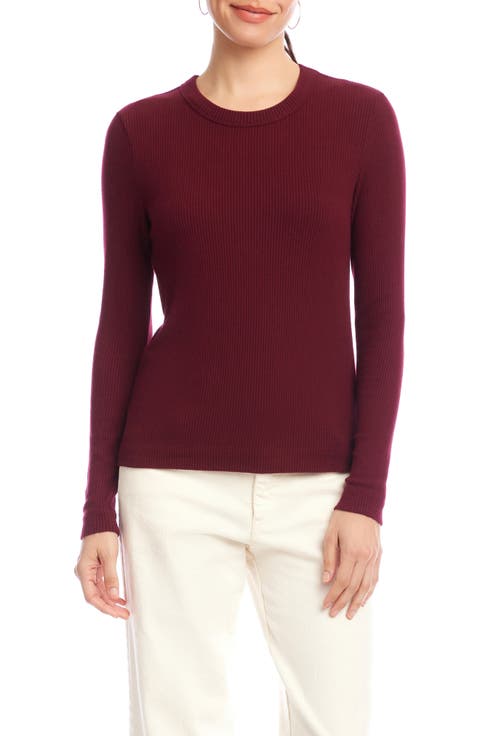 Long Sleeve Rib Top