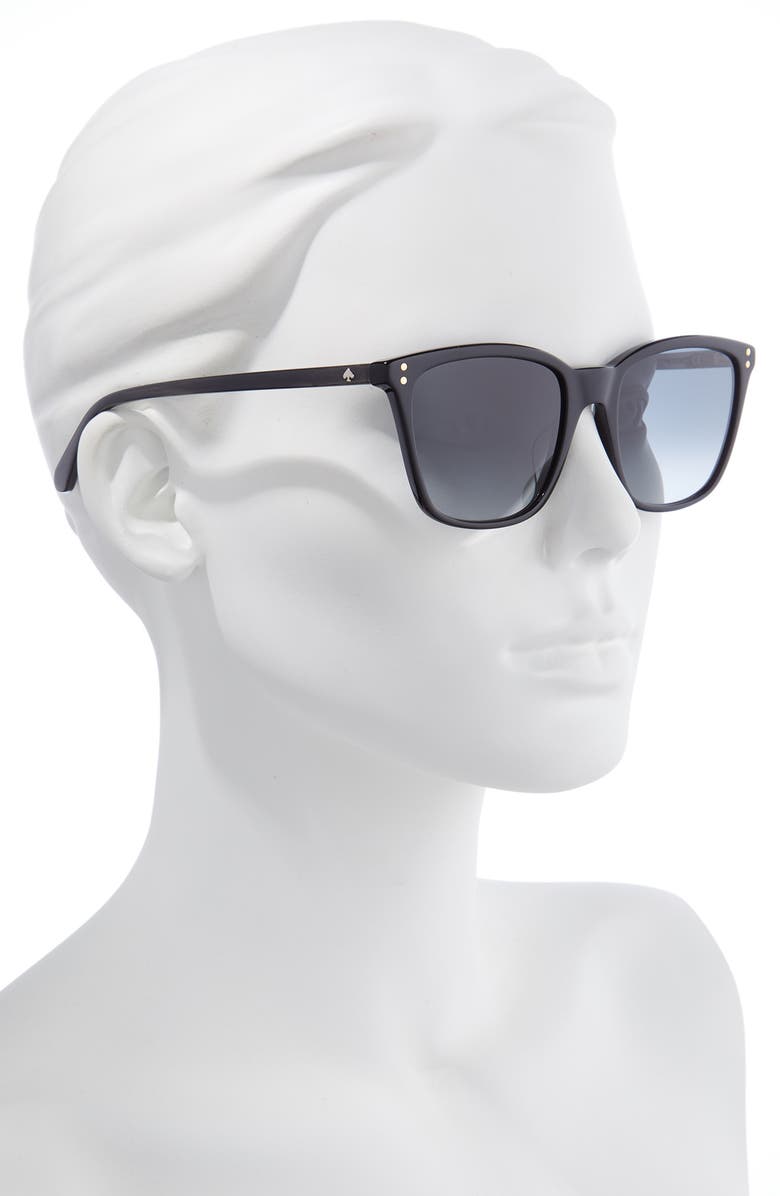 Kate Spade New York saturday 55mm square sunglasses, Alternate, color,