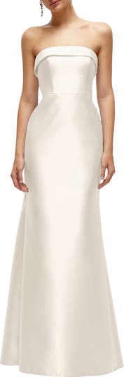 Sleeveless 3D Flower Detailing Cowl Neck Gown