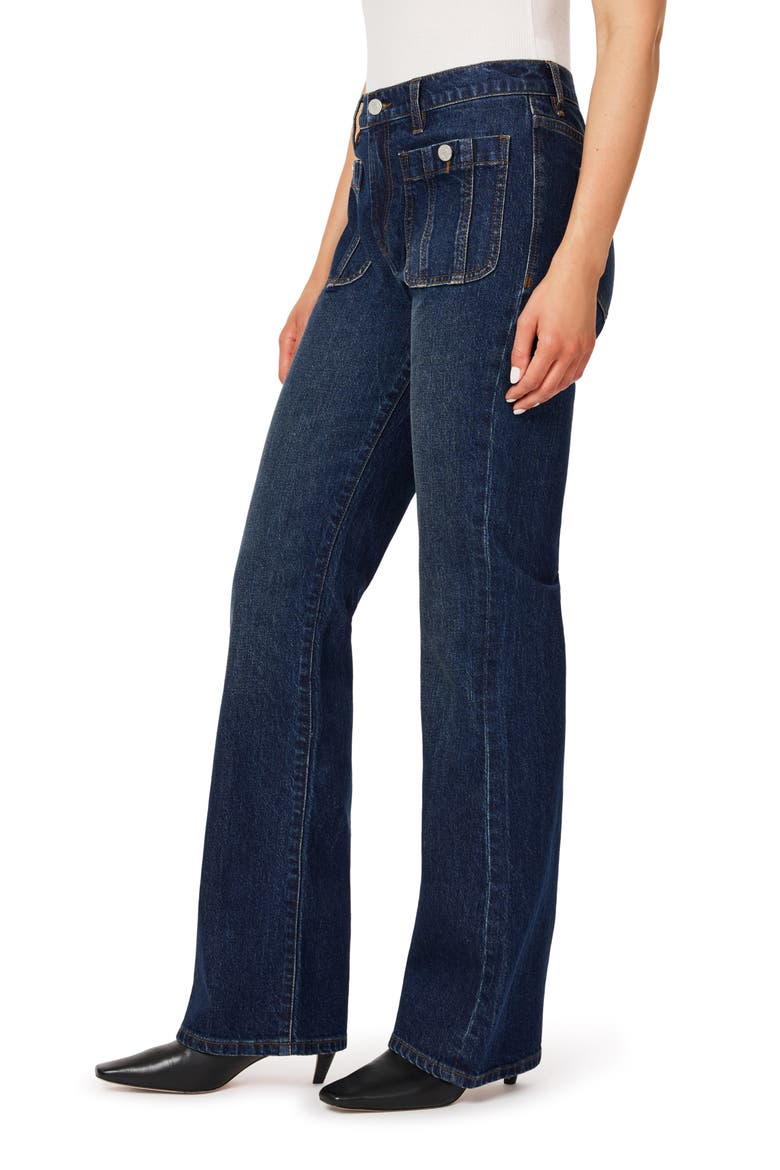 Langley High Waist Bootcut Jeans, Alternate, color, TIDAL