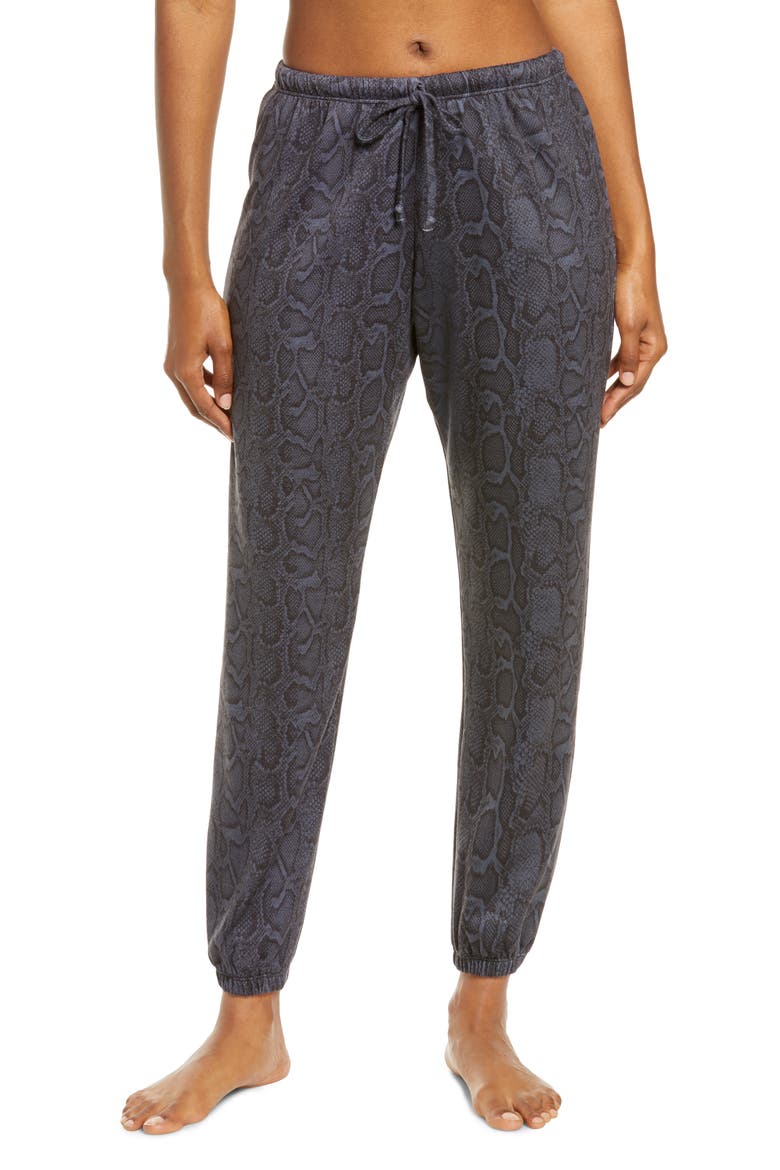 Fleece Tie Dye Joggers, Main, color, NAVY SERPENT