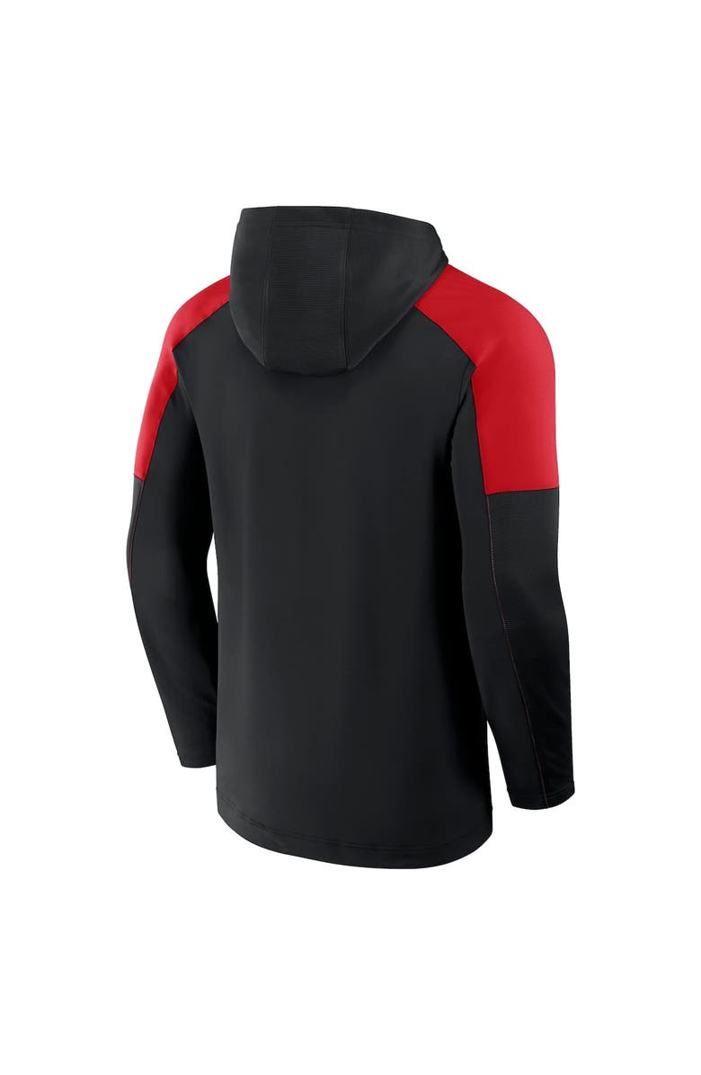 FANATICS Men's Fanatics Black D.C. United Red Card Transitional Pullover Hoodie, Alternate, color, Black