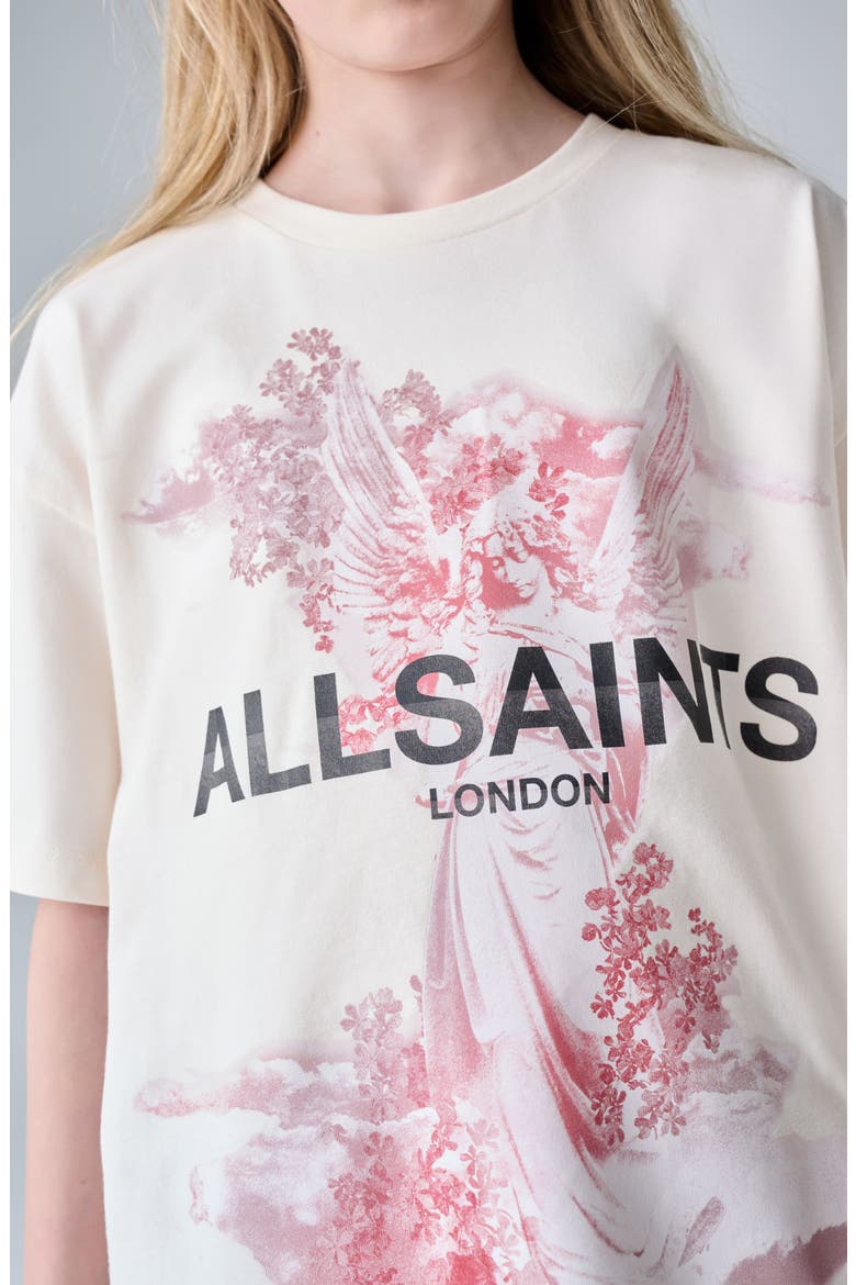 Kids' Heart Cotton Graphic T-Shirt, Alternate, color, WHITE