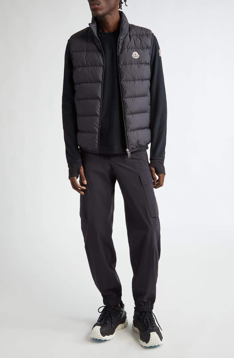 Moncler Contrin Down Puffer Vest, Alternate, color, Black