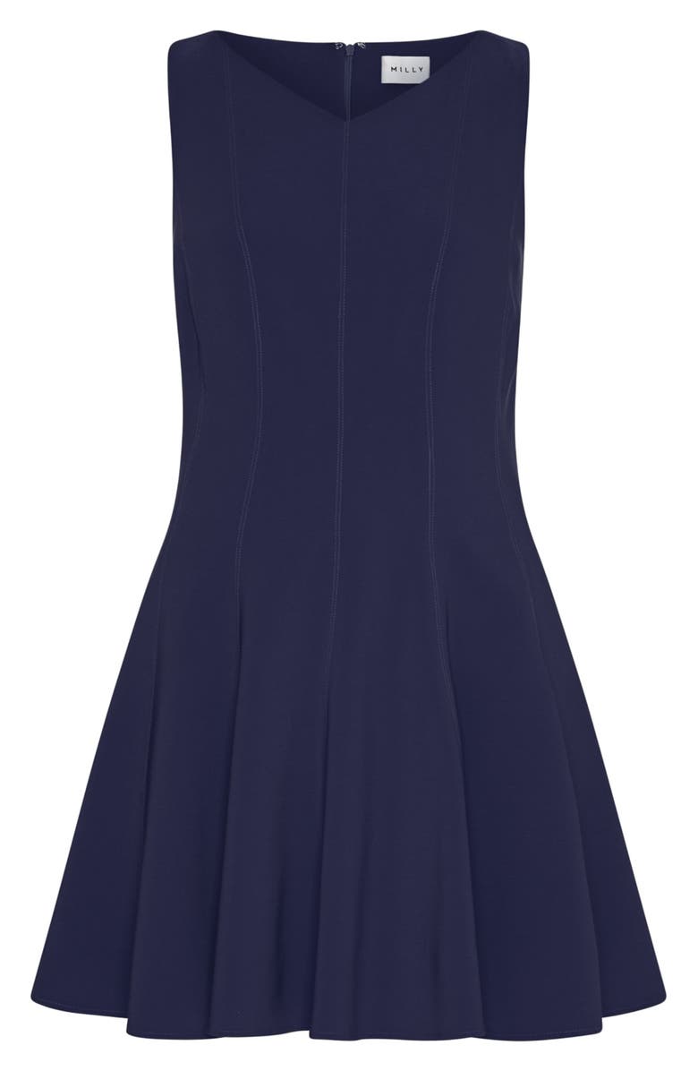 Milly Sleeveless Fit & Flare Minidress, Alternate, color,