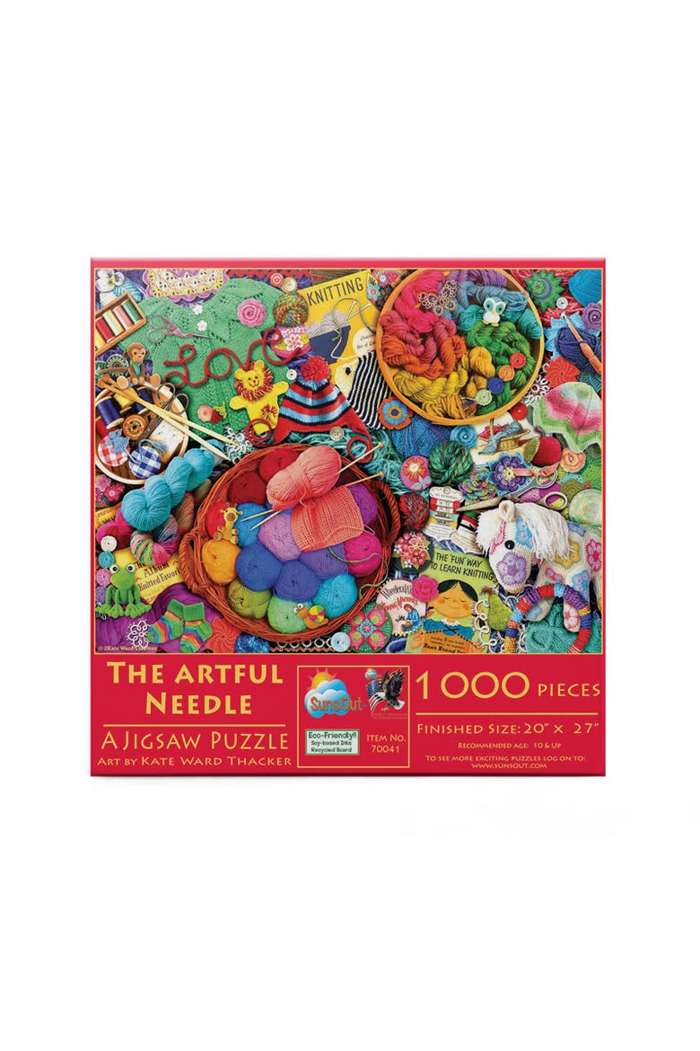 The Artful Needle 1000 piece Jigsaw Puzzle for Adults, Alternate, color, Multicolor