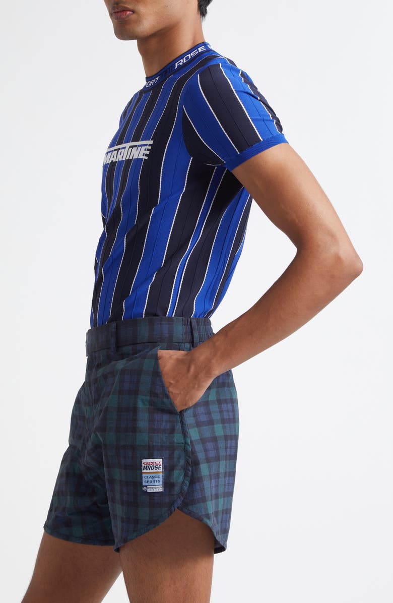 Martine Rose Tight Logo Jacquard Stripe T-Shirt, Alternate, color,