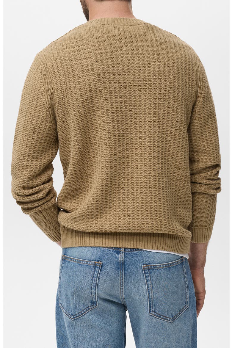 Crewneck Sweater, Alternate, color, BEIGE