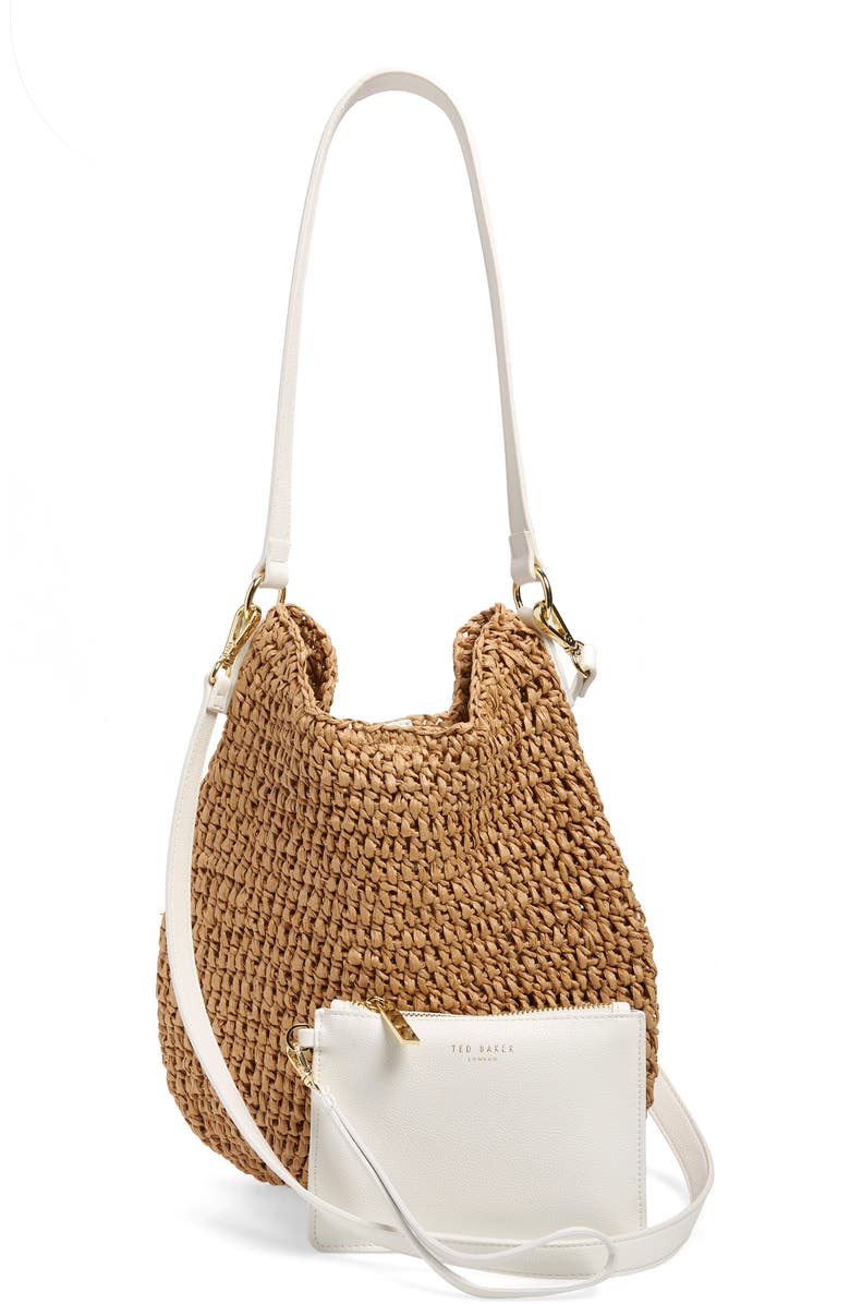 Ted Baker London Kethrin Crochet Hobo Bag, Alternate, color,