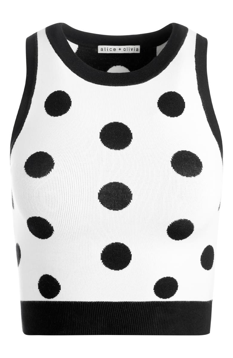 Alice + Olivia Rydel Crop Knit Tank, Alternate, color,