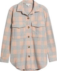 beachlunchlounge Taelyn Buffalo Plaid Oversize Button-Up Shirt