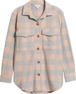 beachlunchlounge Taelyn Buffalo Plaid Oversize Button-Up Shirt