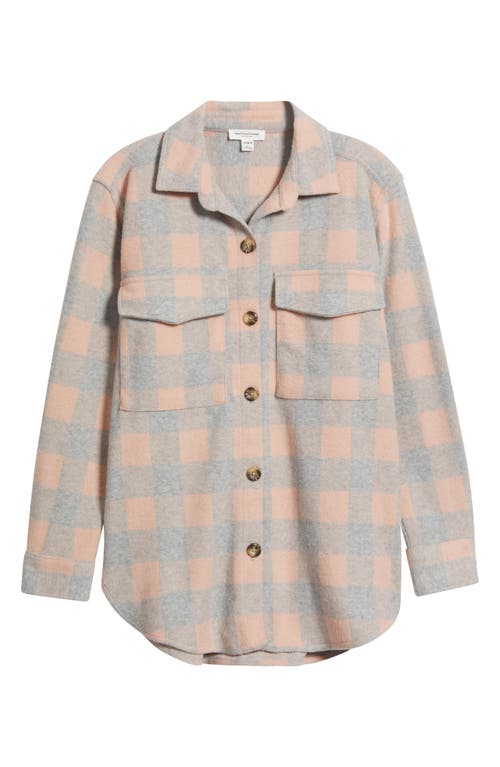 Beachlunchlounge Taelyn Buffalo Plaid Oversize Button-up Shirt In Multi