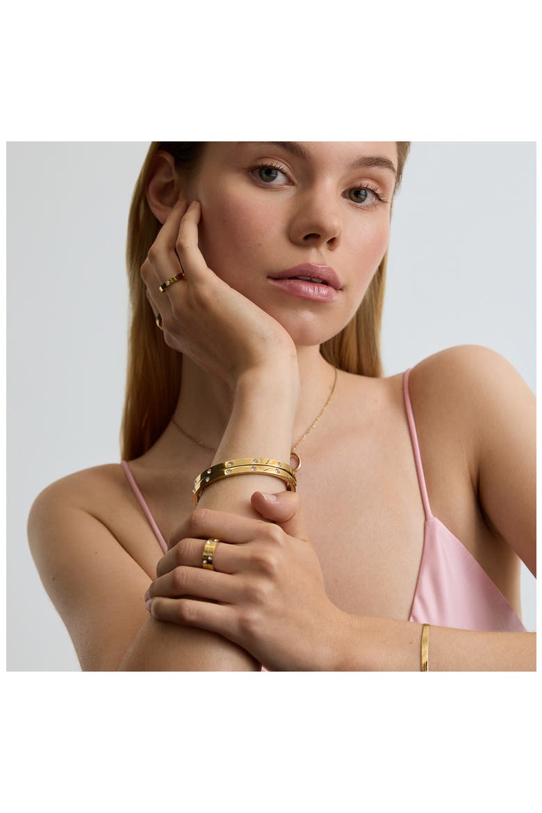 Eternity Bangle, Alternate, color, GOLD